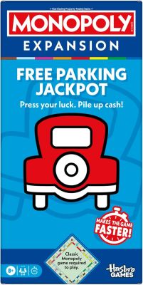 Monopoly Expansion: Free Parking Jackpot
Press Your Luck. Pile Up Cash!
Keywords: Expansion;FreeParking