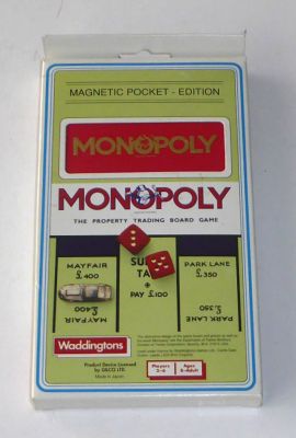 Monopoly Magnetic Pocket Edition
Keywords: Magnetic
